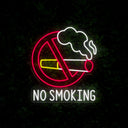 No Smoking Neon Sign - Reels Custom
