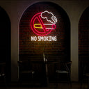No Smoking Neon Sign - Reels Custom