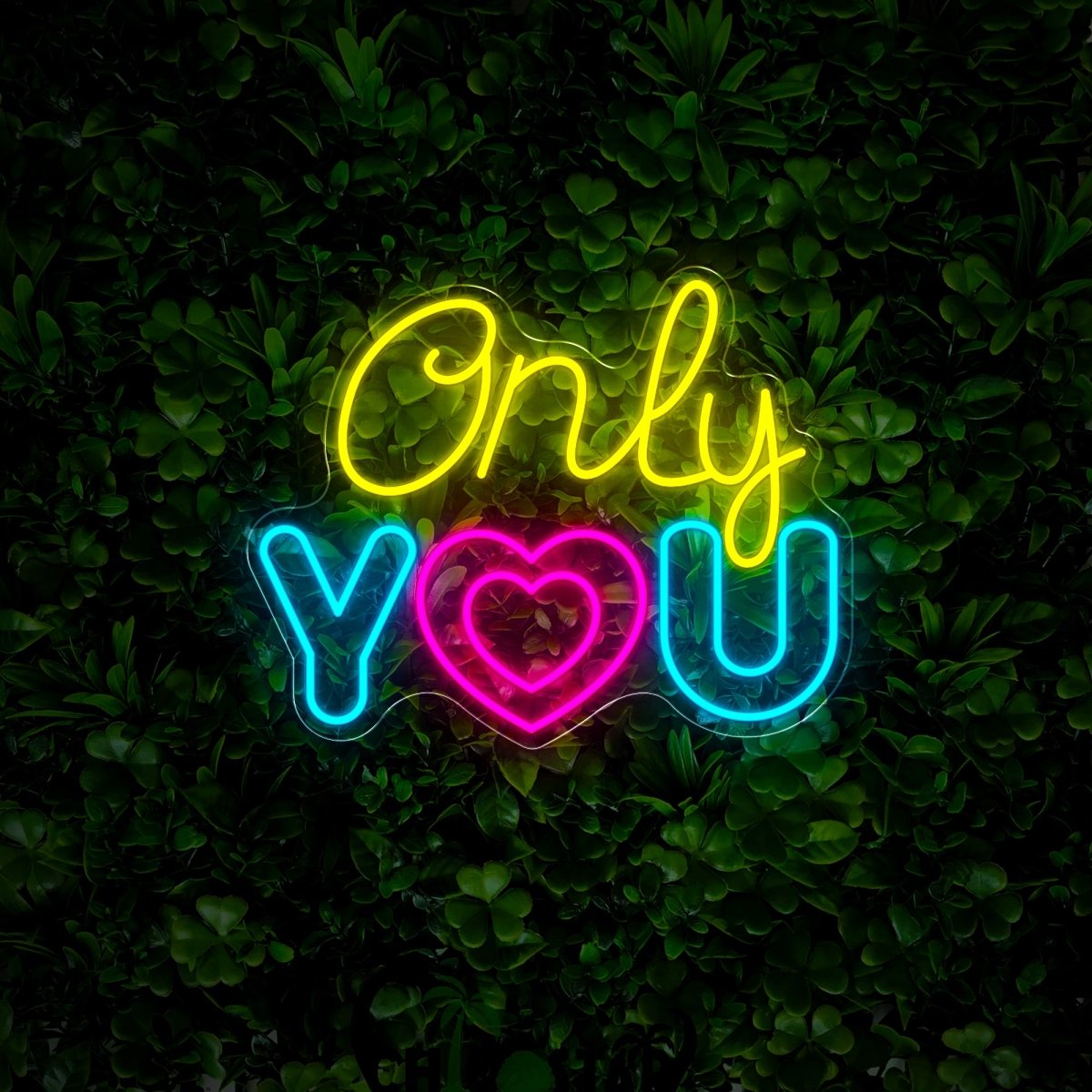 Only You Neon Sign - Reels Custom