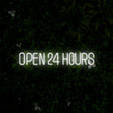 Open 24 Hours Neon Sign - Reels Custom