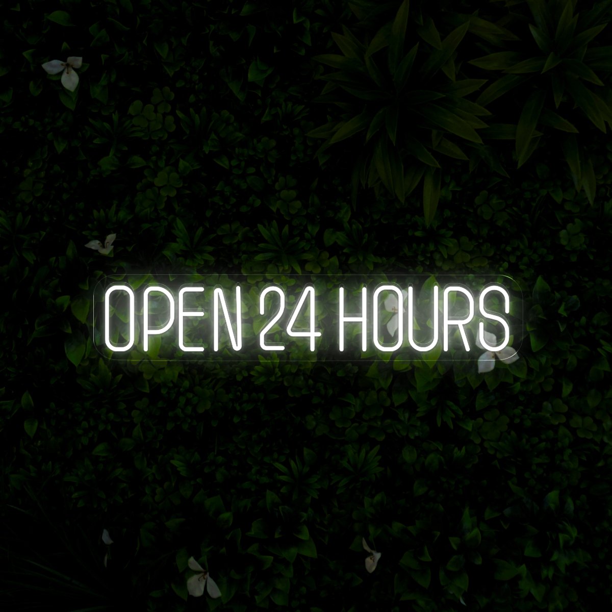 Open 24 Hours Neon Sign - Reels Custom