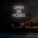 Open 24 Hours Neon Sign - Reels Custom