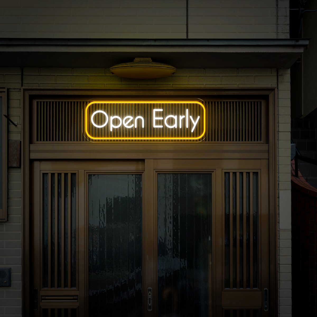 Open Early Neon Sign - Reels Custom