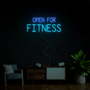 Open For Fitness Neon Sign - Reels Custom