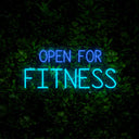 Open For Fitness Neon Sign - Reels Custom