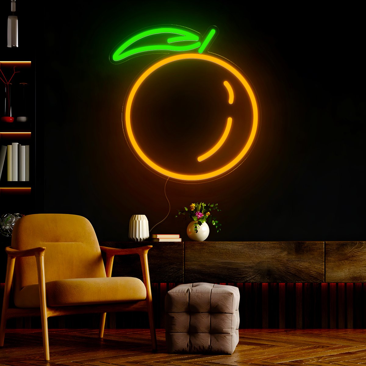 Orange Fruits Led Neon Sign - Reels Custom