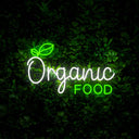 Organic Food Neon Sign - Reels Custom