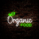 Organic Food Neon Sign - Reels Custom