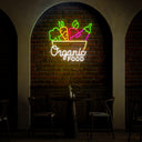Organic Food Neon Sign - Reels Custom