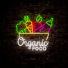 Organic Food Neon Sign - Reels Custom