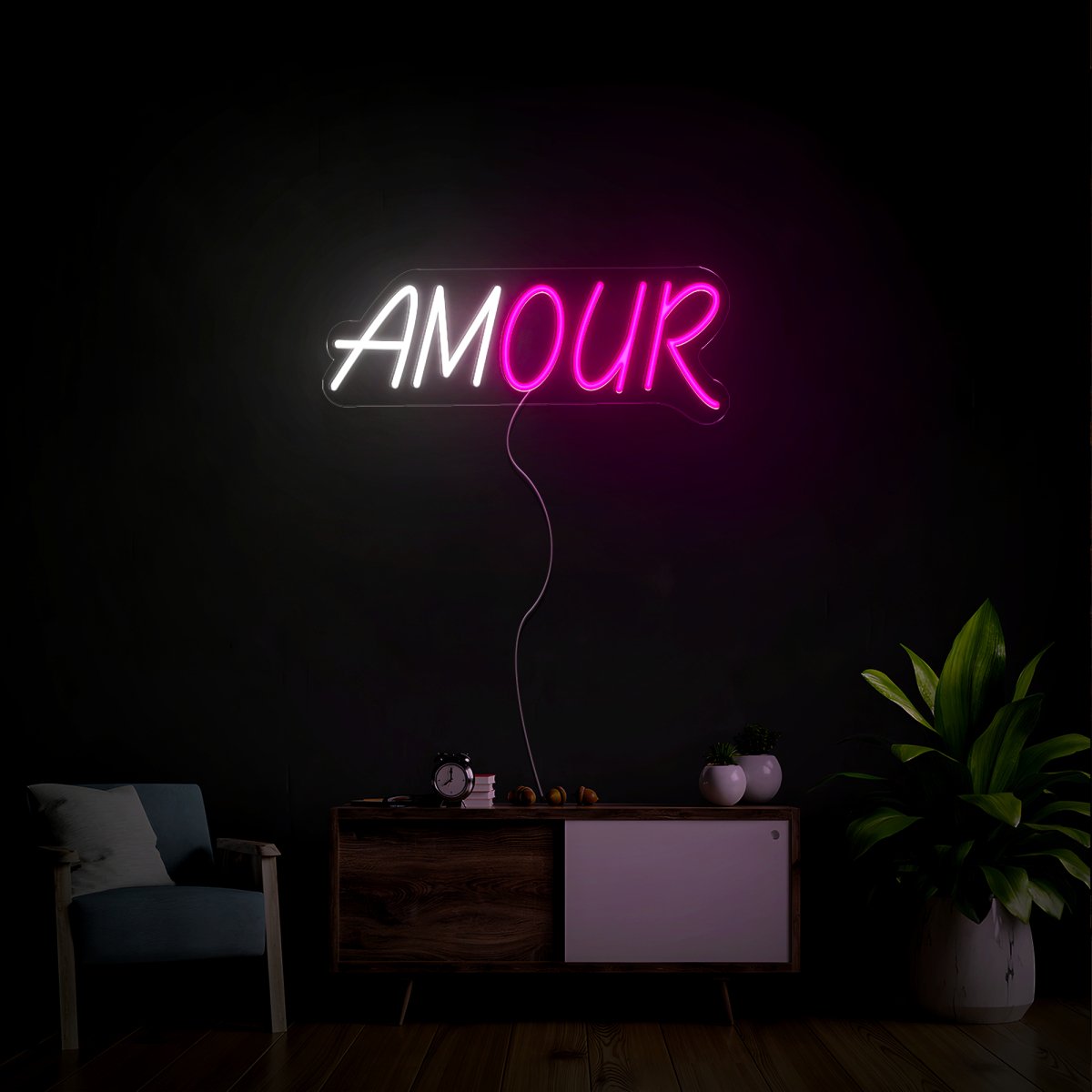 Our Amour Neon Sign - Reels Custom