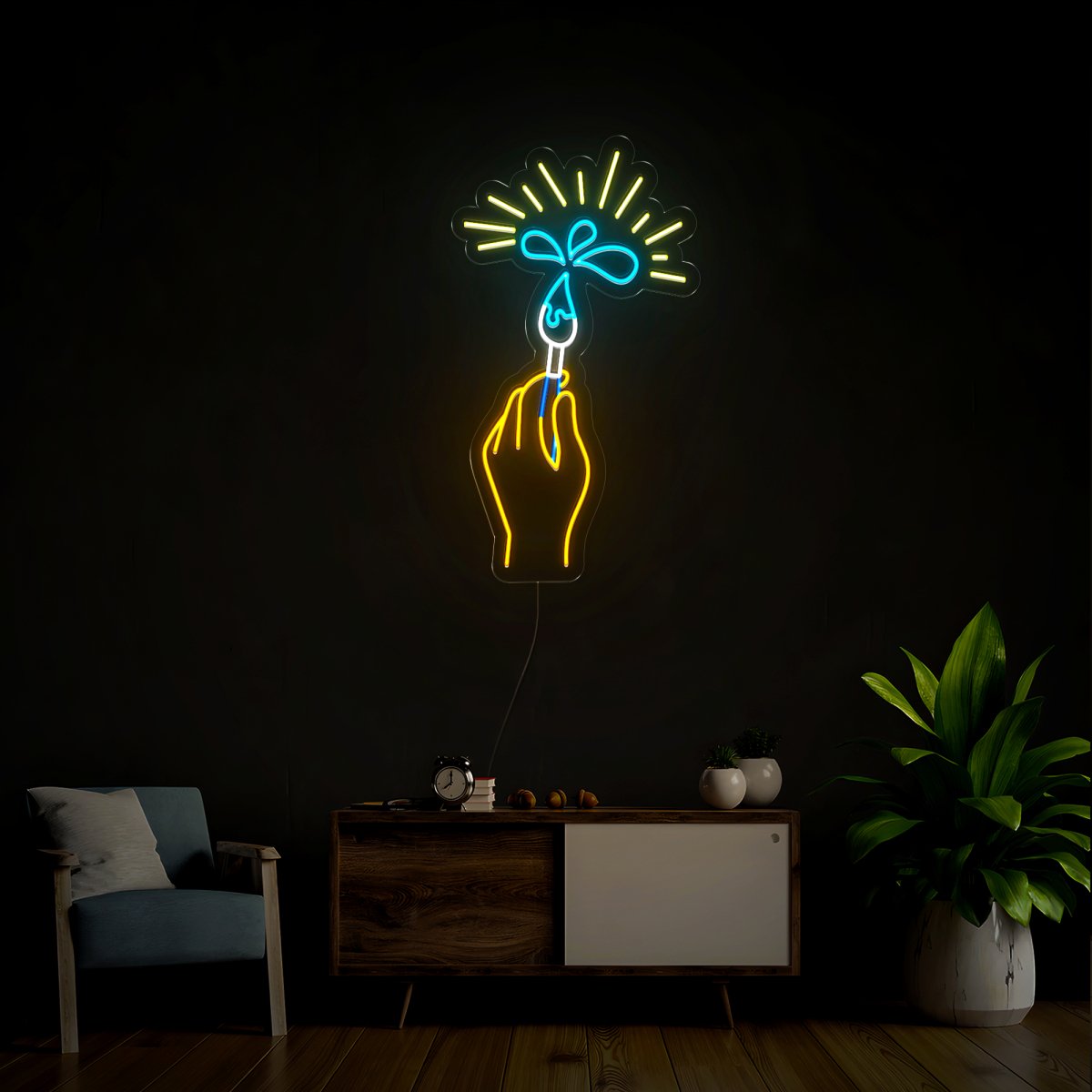 Paintbrush Art Neon Sign - Reels Custom