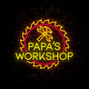Papa's Workshop Father's Day Led Neon Sign - Reels Custom
