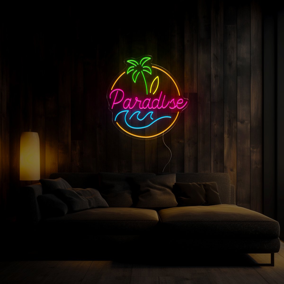 Paradise Neon Sign - Reels Custom