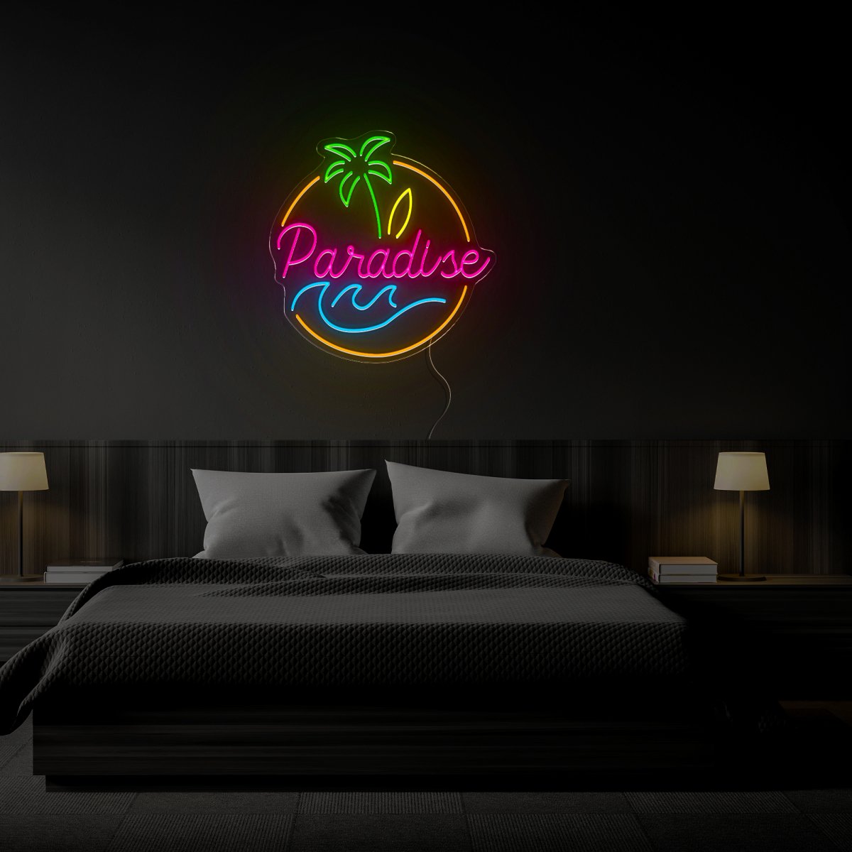 Paradise Neon Sign - Reels Custom