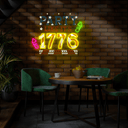 Party Like It's 1776 Artwork Neon Sign - Reels Custom