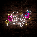 Party Time Neon Sign - Reels Custom