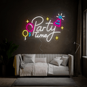 Party Time Neon Sign - Reels Custom