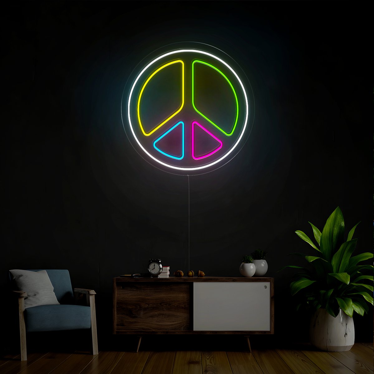 Peace Neon Sign - Reels Custom