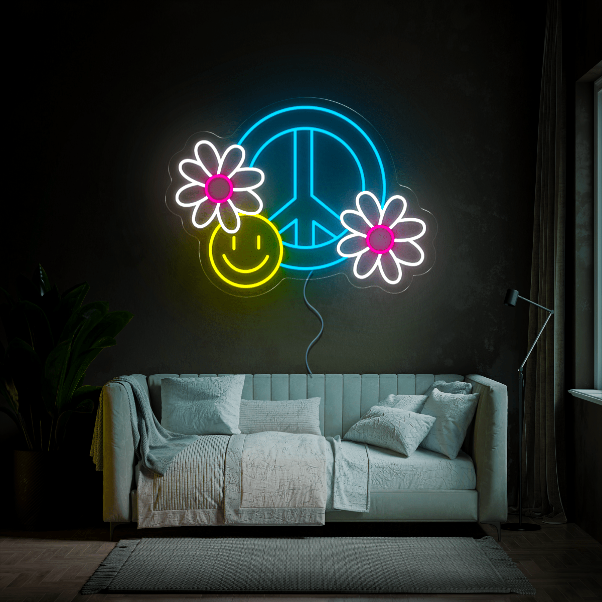 Peace Neon Sign - Reels Custom