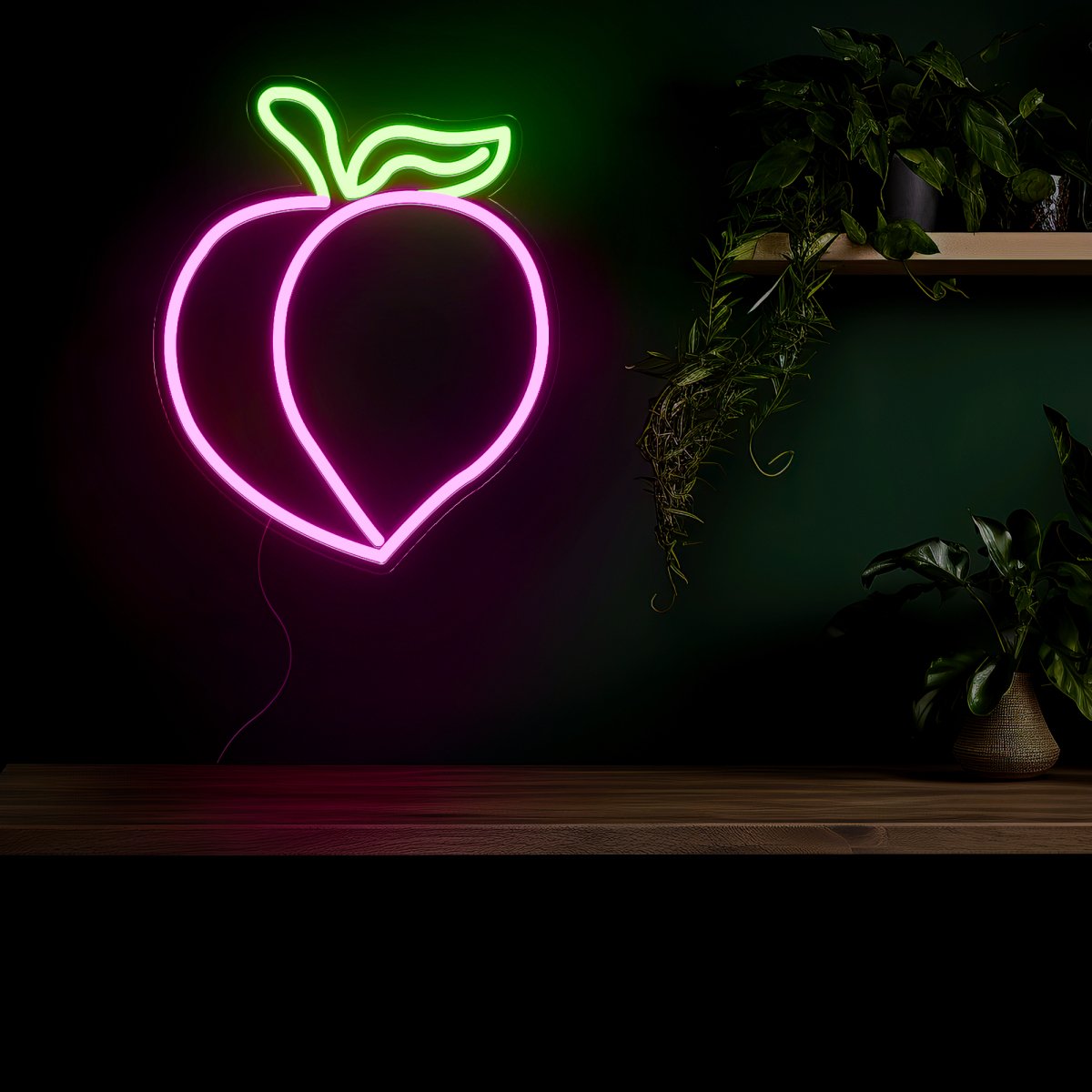 Peach Fruits Led Neon Sign - Reels Custom