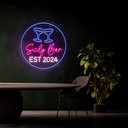 Personalized Bar Name and Date Led Neon Sign - Reels Custom