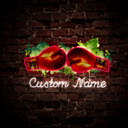 Personalized Boxing Gloves Artwork Neon Sign - Reels Custom