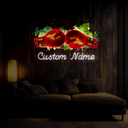 Personalized Boxing Gloves Artwork Neon Sign - Reels Custom