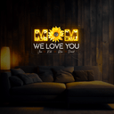 Personalized Child's Name for Mom Sunflower Led - Reels Custom