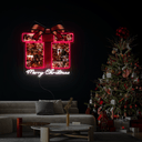 Personalized Christmas Gift Box Artwork Neon Sign - Reels Custom