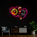 Personalized Couple Photo Artwork Neon Sign - Reels Custom