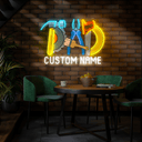 Personalized Dad's Hand Tools Artwork Neon Sign - Reels Custom