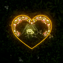 Personalized Family Name in Heart Led neon sign - Reels Custom