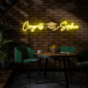 Personalized Graduated Name Artwork Neon Sign - Reels Custom