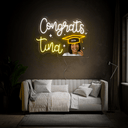 Personalized Graduation Banner Artwork Neon Sign - Reels Custom