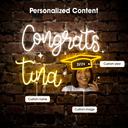 Personalized Graduation Banner Artwork Neon Sign - Reels Custom