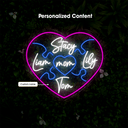 Personalized Mom Puzzle Led Neon Sign - Reels Custom