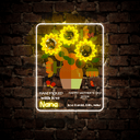 Personalized Mom's Garden Artwork Neon Sign - Reels Custom
