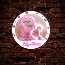 Personalized Mom's Message To Daughter Neon Sign - Reels Custom