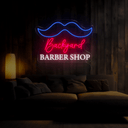 Personalized Moustache barber shop Led Neon Sign - Reels Custom