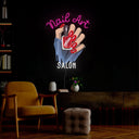 Personalized Nail Art Artwork Neon Sign - Reels Custom