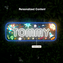 Personalized Name around Space Universe - Reels Custom