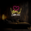 Personalized Name Couple Led Neon Sign - Reels Custom
