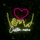 Personalized Name Couple Led Neon Sign - Reels Custom