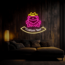Personalized Name for Cowboy Frog Led neon sign - Reels Custom