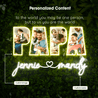 Personalized Papa Photo Frame Artwork Neon Sign - Reels Custom
