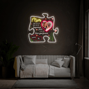 Personalized Photo Mother's Day Puzzle Neon Sign - Reels Custom