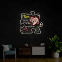 Personalized Photo Mother's Day Puzzle Neon Sign - Reels Custom