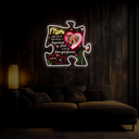Personalized Photo Mother's Day Puzzle Neon Sign - Reels Custom