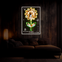 Personalized Sunflower Photo Collage Neon Sign - Reels Custom